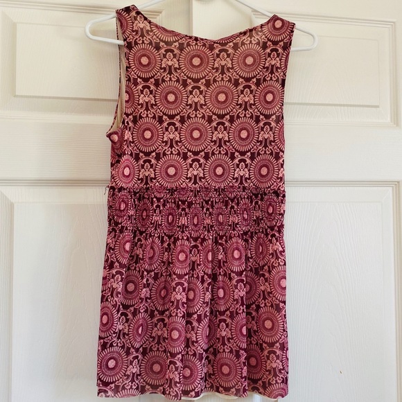 Michael Kors pattern wrap top - Picture 2 of 3